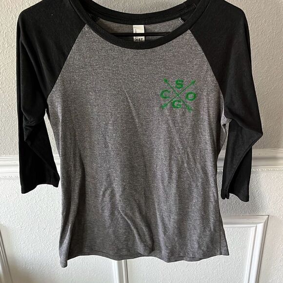 Christmas Boutique Women's Pineapple Christmas 3/4 Length Sleeve Tee - Picture 7 of 10